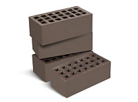 Кирпич лицевой Кемма коричневый 1.4НФ