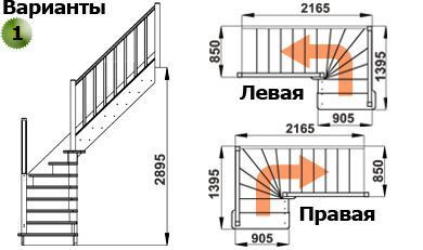 Лестница ЛС-225м