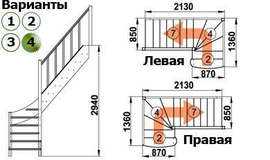 Лестница ЛС-07м