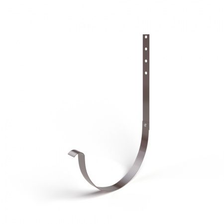 Держатель желоба D125х320 (4 мм) RAL8017