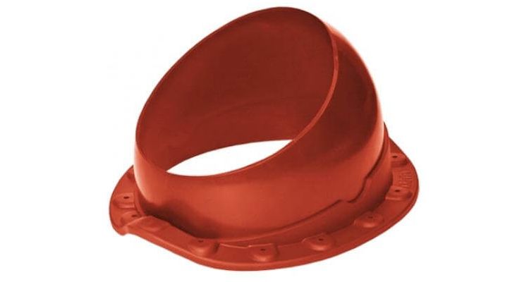 Проходный элемент Base-VT Wave 125/150 красный