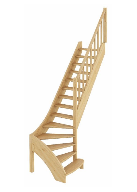 Лестница ЛС-07м/2 без подступенков П бук