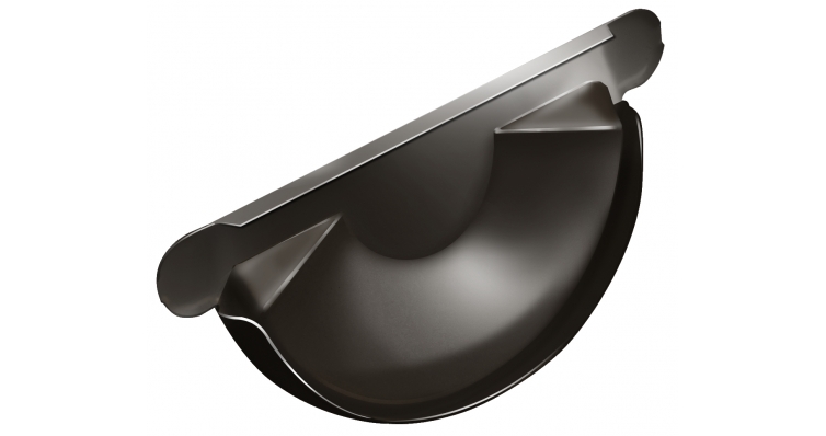 Заглушка желоба окрашенная 125*90мм