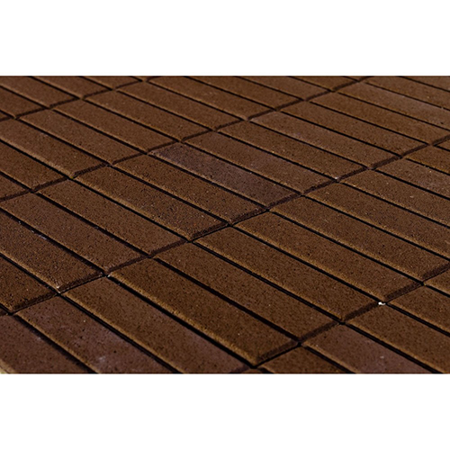 Тротуарная плитка Braer Прямоугольник Коричневый, h=60, 200x50