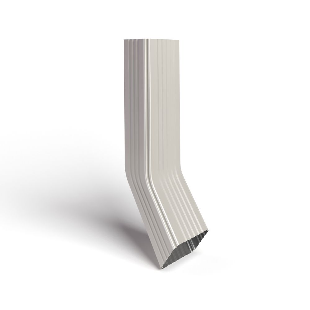 Труба водосточная 76х102х3000 с коленом RAL9010