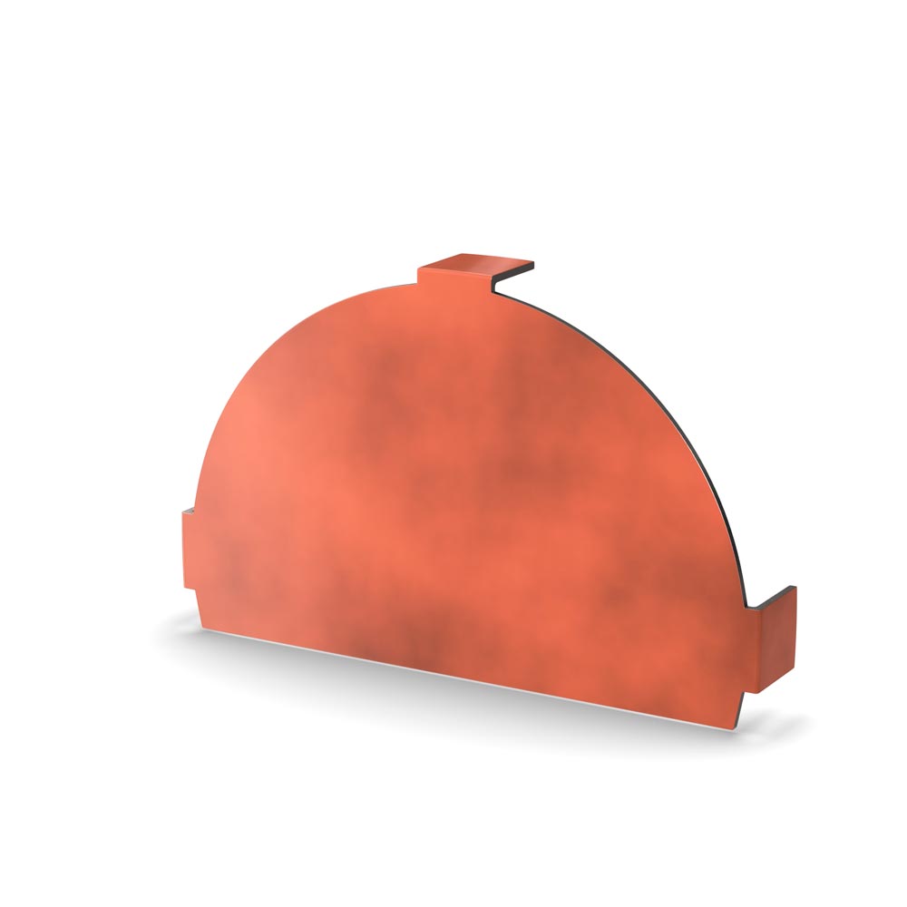 Заглушка конька круглого простая