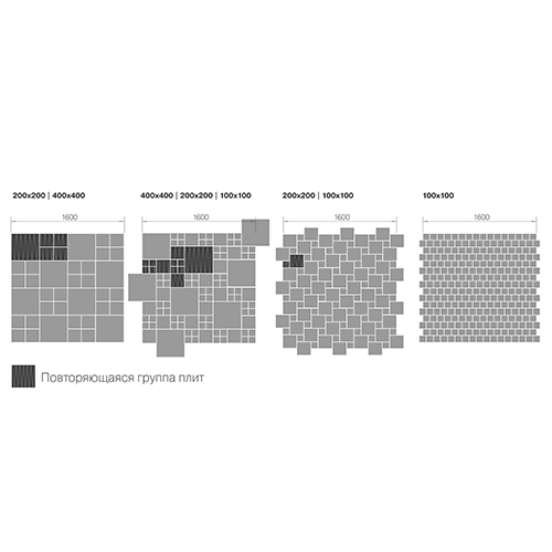 Тротуарная плитка Braer Лувр