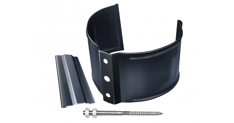 Кронштейн трубы на кирпич 125*90мм Granite