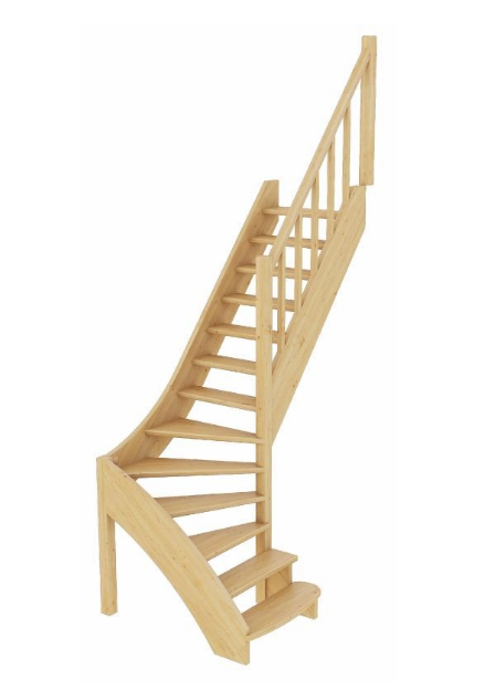 Лестница ЛС-07м/4 без подступенков П бук