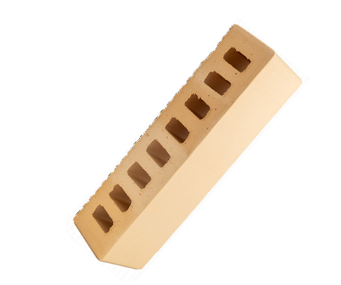 Брянский лицевой кирпич слоновая кость 0,5НФ