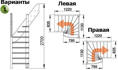 Лестница ЛС-91м