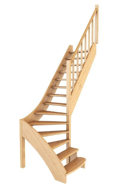 Лестница ЛС-07м/5 без подступенков П бук