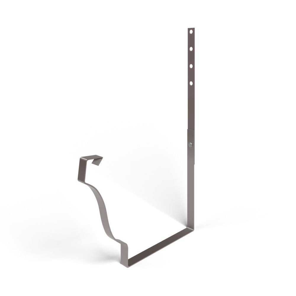 Держатель желоба 120х86х295 БЮДЖЕТ (3 мм) полиэстер RAL8017