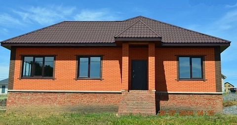 Саранский кирпич лицевой 1НФ красный гладкий