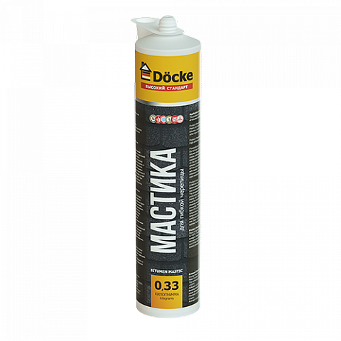 Мастика для гибкой черепицы Docke PIE, 0,33 кг
